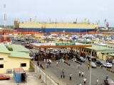 Car Transporter, RoRo Port, Lagos, Nigeria, Africa