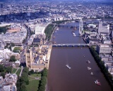 Aerial, Houses of Parliament, London, England