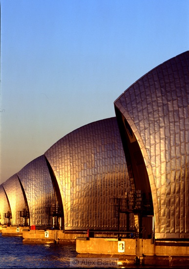 Thames Barrier, Woolwich, London, England
