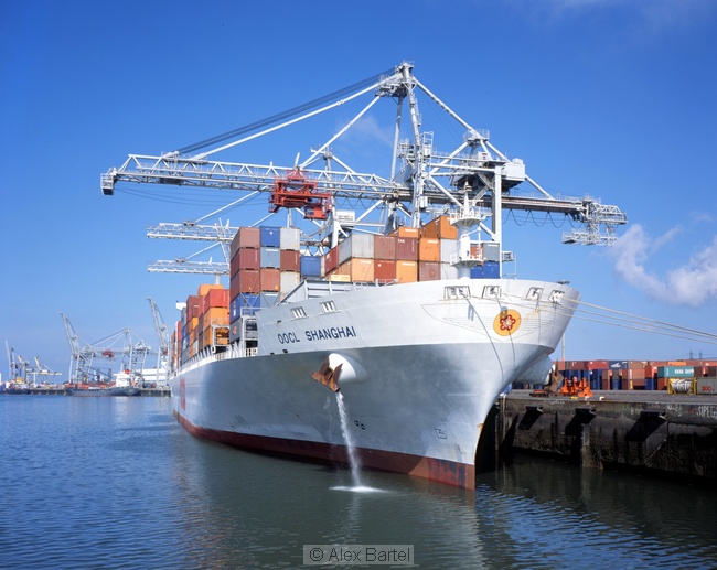 Container Ship, Le Havre, Normandy, France