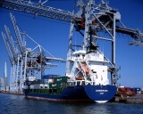 Container Ship, Le Havre, Normandy, France